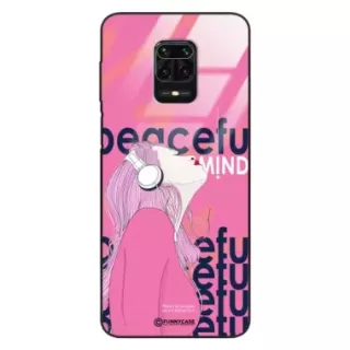 Etui Black Case Glass Hipster Babe do XIAOMI REDMI NOTE 9 PRO Chill Vibe ST_HIB122