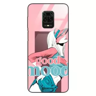 Etui Black Case Glass Hipster Babe do XIAOMI REDMI NOTE 9 PRO MAX Glamour ST_HIB123