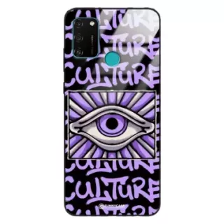 Etui Black Case Glass Rebel Zone do HUAWEI HONOR 9A Kultura Steet Art. ST_RZC109
