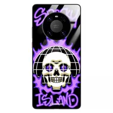 Etui Black Case Glass Rebel Zone do HUAWEI MATE 40 PRO Spooky Island ST_RZC103