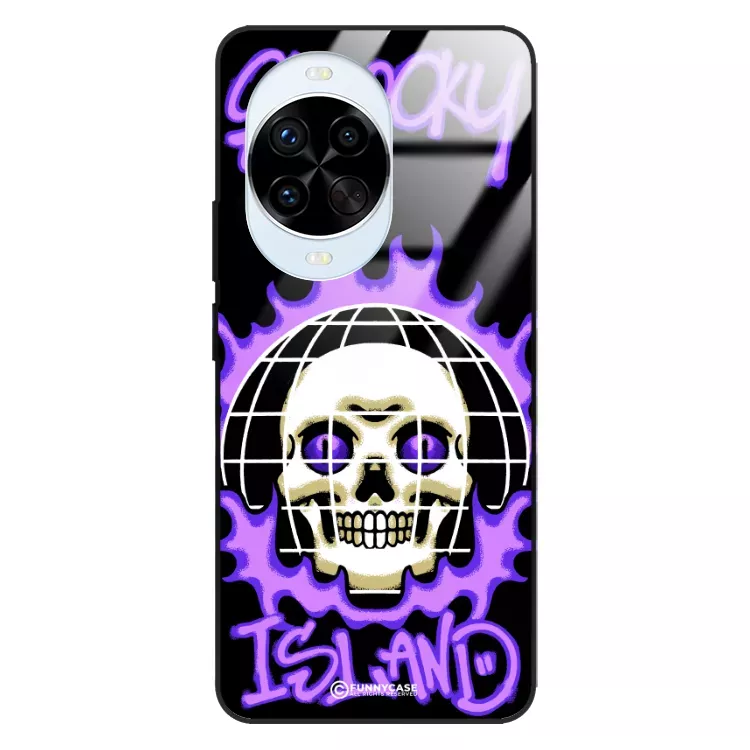 Etui Black Case Glass Rebel Zone do HUAWEI NOVA 14 PRO 5G Spooky Island ST_RZC103