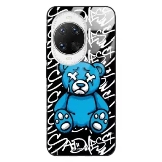 Etui Black Case Glass Rebel Zone do HUAWEI NOVA 14 ULTRA 5G Miś Streetwear ST_RZC104
