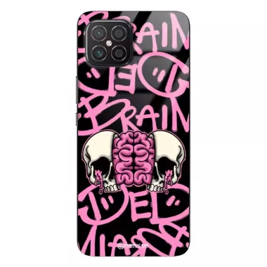 Etui Black Case Glass Rebel Zone do HUAWEI NOVA 8 SE Cherry Bomb ST_RZC119