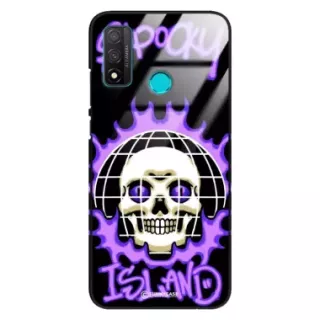 Etui Black Case Glass Rebel Zone do HUAWEI P SMART 2020 Spooky Island ST_RZC103
