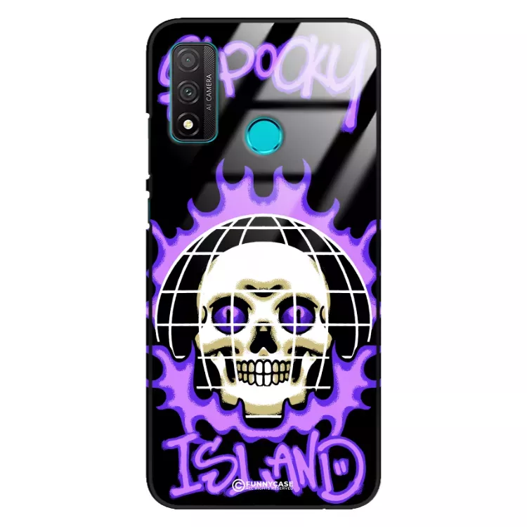 Etui Black Case Glass Rebel Zone do HUAWEI P SMART 2020 Spooky Island ST_RZC103