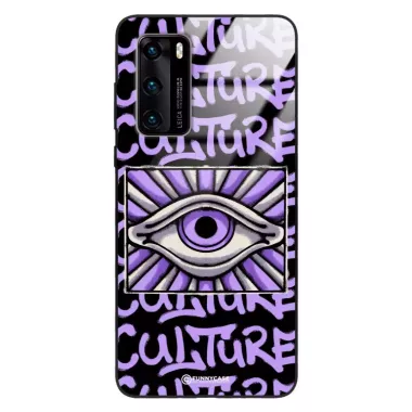 Etui Black Case Glass Rebel Zone do HUAWEI P40 Kultura Steet Art. ST_RZC109