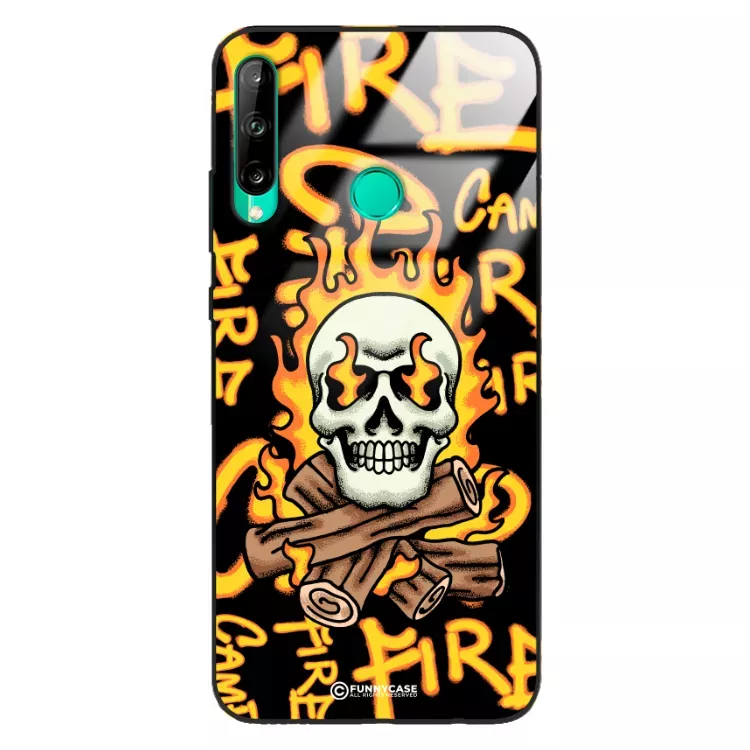 Etui Black Case Glass Rebel Zone do HUAWEI P40 LITE E Mistyczne ST_RZC113