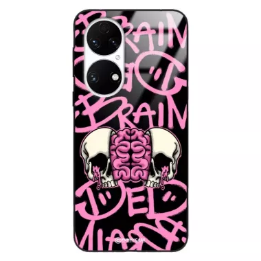 Etui Black Case Glass Rebel Zone do HUAWEI P50 Cherry Bomb ST_RZC119