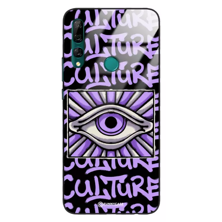 Etui Black Case Glass Rebel Zone do HUAWEI Y9 PRIME 2019 Kultura Steet Art. ST_RZC109