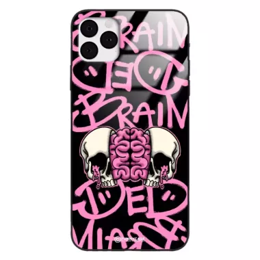 Etui Black Case Glass Rebel Zone do APPLE IPHONE 11 PRO Cherry Bomb ST_RZC119