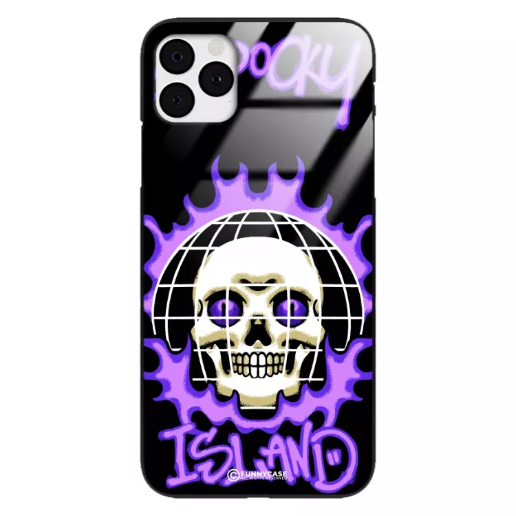 Etui Black Case Glass Rebel Zone do APPLE IPHONE 11 PRO MAX Spooky Island ST_RZC103