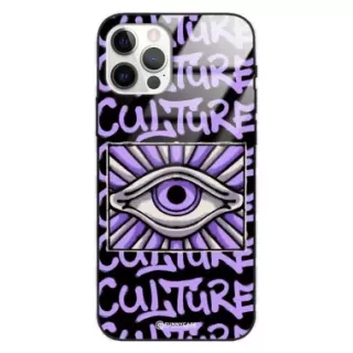 Etui Black Case Glass Rebel Zone do APPLE IPHONE 12 PRO Kultura Steet Art. ST_RZC109