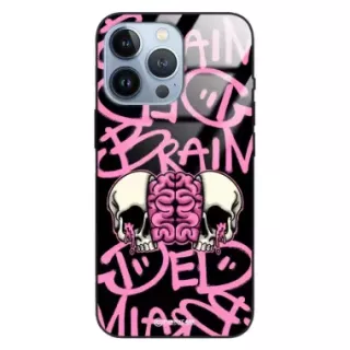 Etui Black Case Glass Rebel Zone do APPLE IPHONE 13 PRO Cherry Bomb ST_RZC119