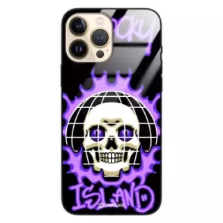 Etui Black Case Glass Rebel Zone do APPLE IPHONE 13 PRO MAX Spooky Island ST_RZC103