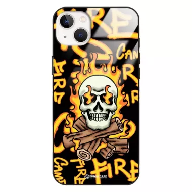 Etui Black Case Glass Rebel Zone do APPLE IPHONE 15 PLUS Mistyczne ST_RZC113