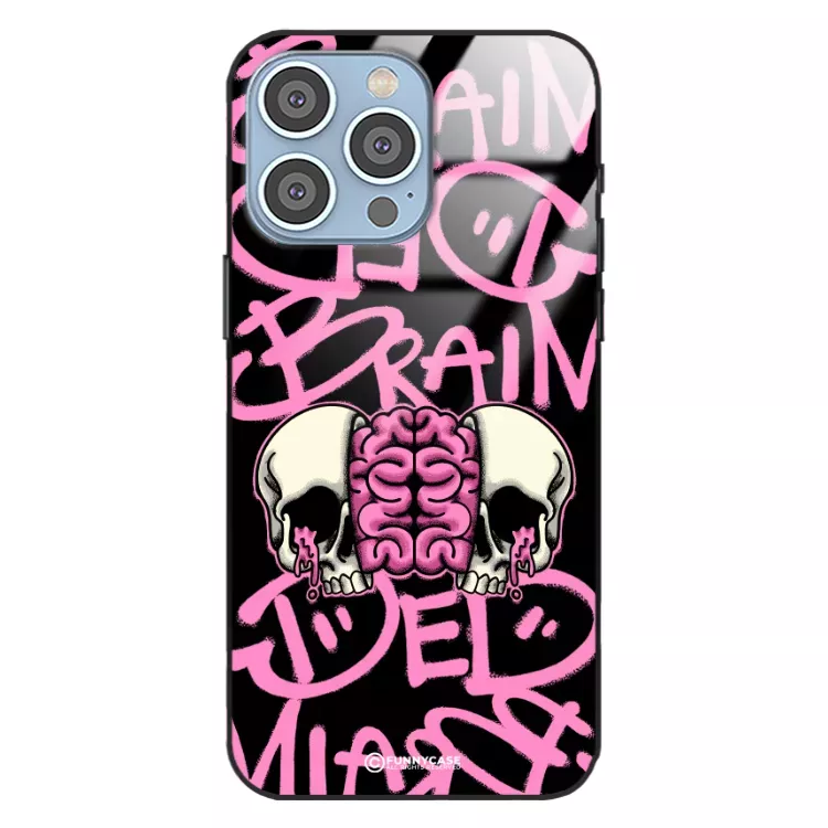 Etui Black Case Glass Rebel Zone do APPLE IPHONE 14 PRO MAX Cherry Bomb ST_RZC119