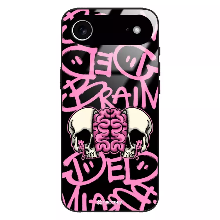 Etui Black Case Glass Rebel Zone do APPLE IPHONE 17 AIR Cherry Bomb ST_RZC119