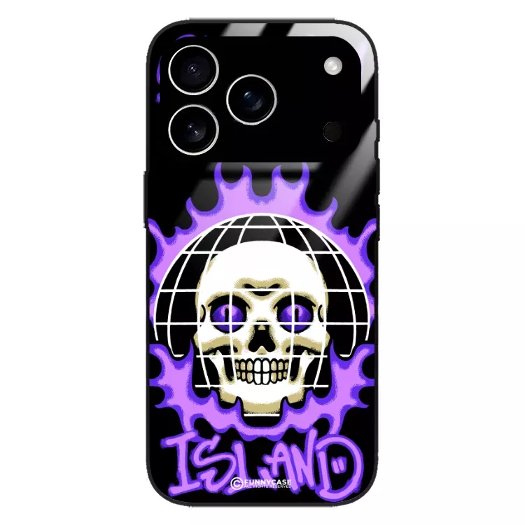 Etui Black Case Glass Rebel Zone do APPLE IPHONE 17 PRO Spooky Island ST_RZC103