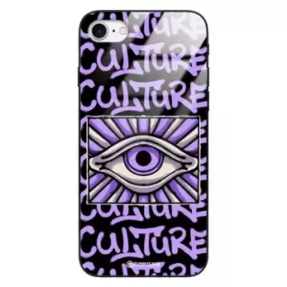 Etui Black Case Glass Rebel Zone do APPLE IPHONE 7 Kultura Steet Art. ST_RZC109
