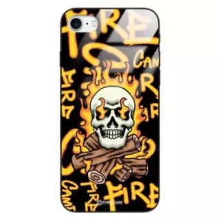 Etui Black Case Glass Rebel Zone do APPLE IPHONE 8 Mistyczne ST_RZC113