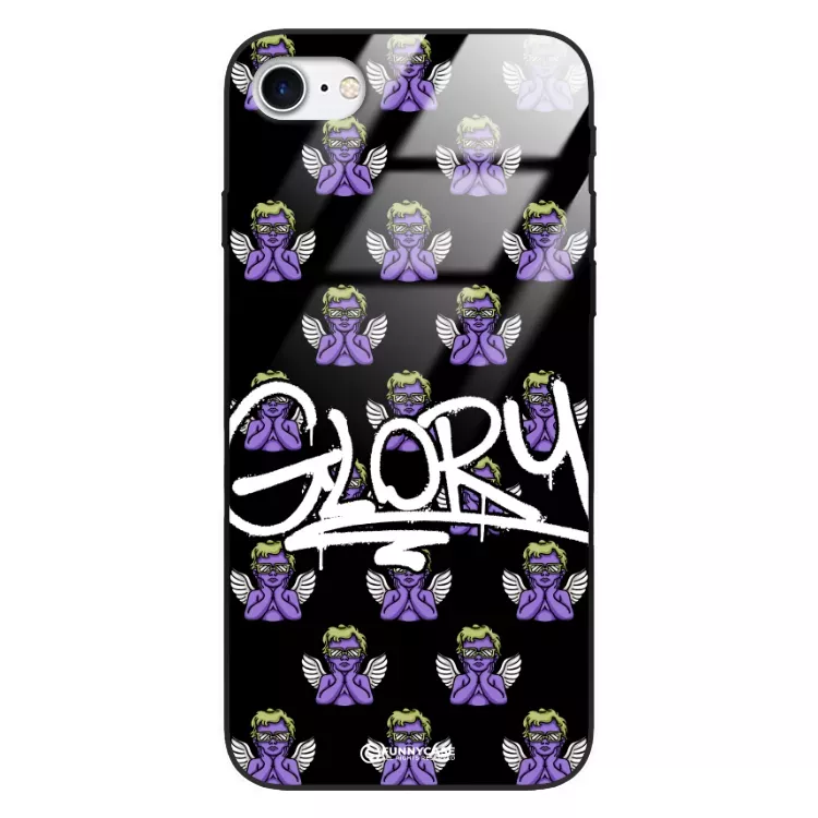 Etui Black Case Glass Rebel Zone do APPLE iPHONE SE2 Street Art. ST_RZC115