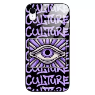 Etui Black Case Glass Rebel Zone do APPLE IPHONE XR Kultura Steet Art. ST_RZC109