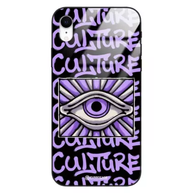 Etui Black Case Glass Rebel Zone do APPLE IPHONE XR Kultura Steet Art. ST_RZC109