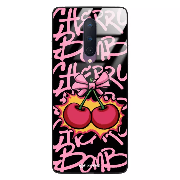 Etui Black Case Glass Rebel Zone do ONEPLUS 8 Graffiti Glory Art. ST_RZC117