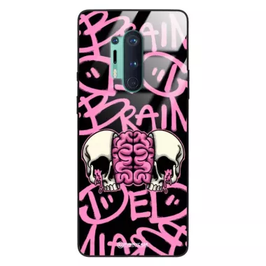 Etui Black Case Glass Rebel Zone do ONEPLUS 8 PRO Cherry Bomb ST_RZC119
