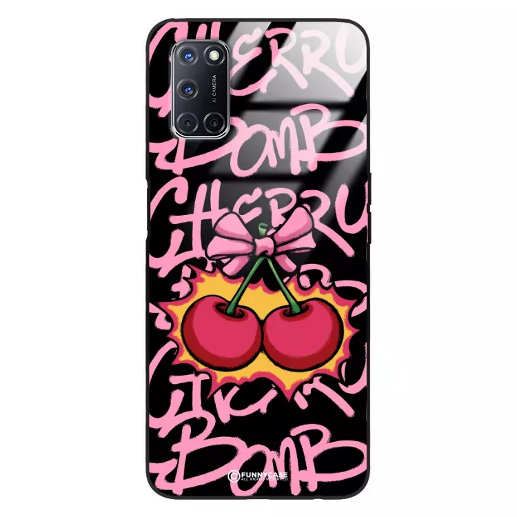Etui Black Case Glass Rebel Zone do OPPO A92 Graffiti Glory Art. ST_RZC117
