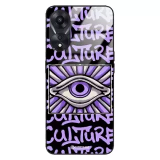 Etui Black Case Glass Rebel Zone do OPPO A78 5G Kultura Steet Art. ST_RZC109