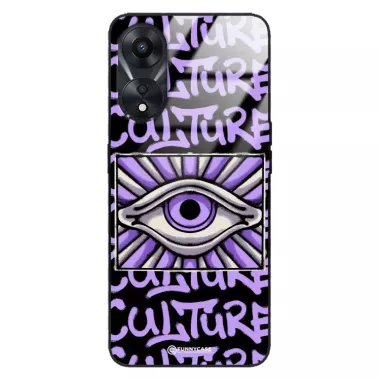 Etui Black Case Glass Rebel Zone do OPPO A78 5G Kultura Steet Art. ST_RZC109