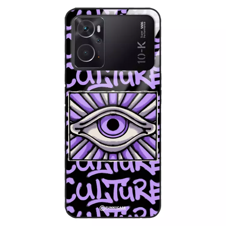Etui Black Case Glass Rebel Zone do OPPO K10 PRO 5G Kultura Steet Art. ST_RZC109