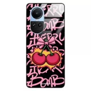 Etui Black Case Glass Rebel Zone do OPPO RENO 10 Graffiti Glory Art. ST_RZC117