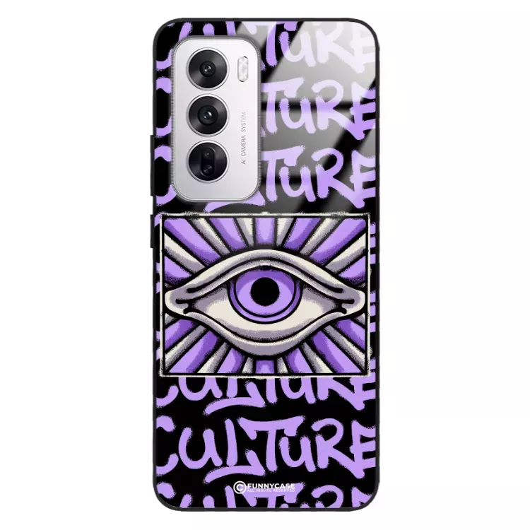 Etui Black Case Glass Rebel Zone do OPPO RENO 12 5G Kultura Steet Art. ST_RZC109