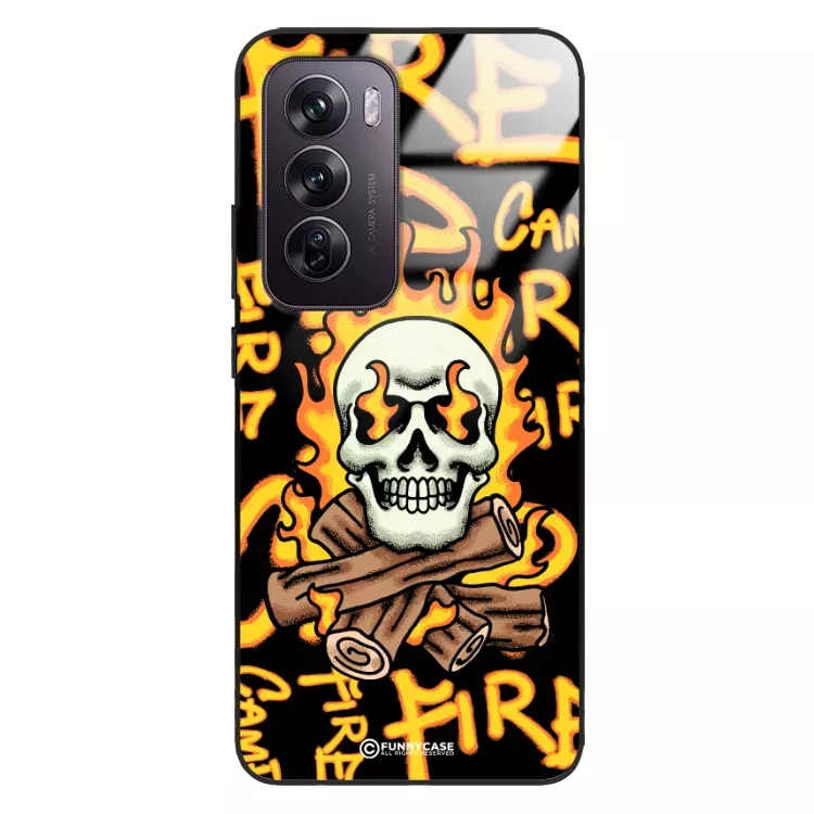 Etui Black Case Glass Rebel Zone do OPPO RENO 12 PRO 5G Mistyczne ST_RZC113