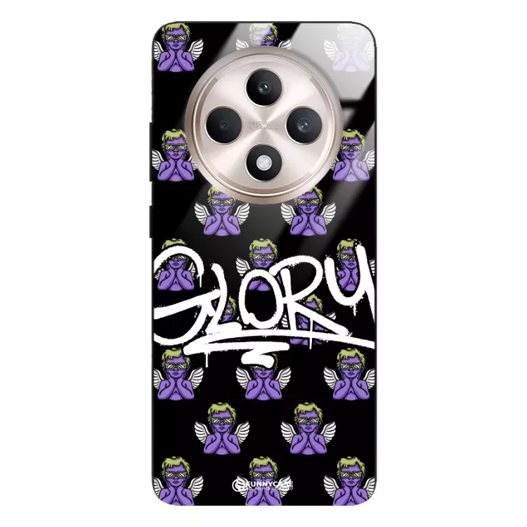 Etui Black Case Glass Rebel Zone do OPPO RENO 12F 4G Street Art. ST_RZC115