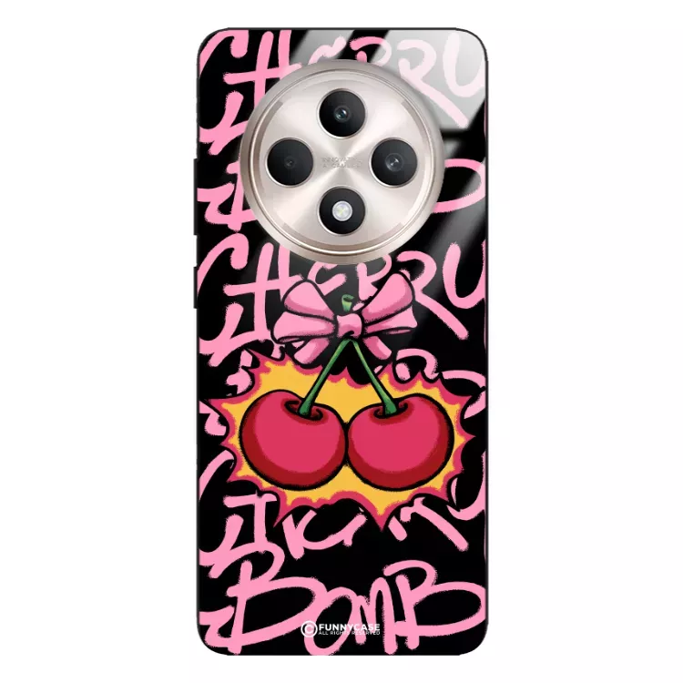 Etui Black Case Glass Rebel Zone do OPPO RENO 12F 5G Graffiti Glory Art. ST_RZC117