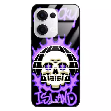 Etui Black Case Glass Rebel Zone do OPPO RENO 13 5G Spooky Island ST_RZC103