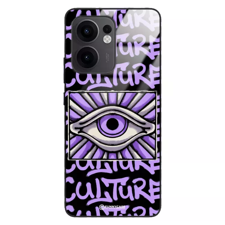 Etui Black Case Glass Rebel Zone do OPPO RENO 13F 5G Kultura Steet Art. ST_RZC109