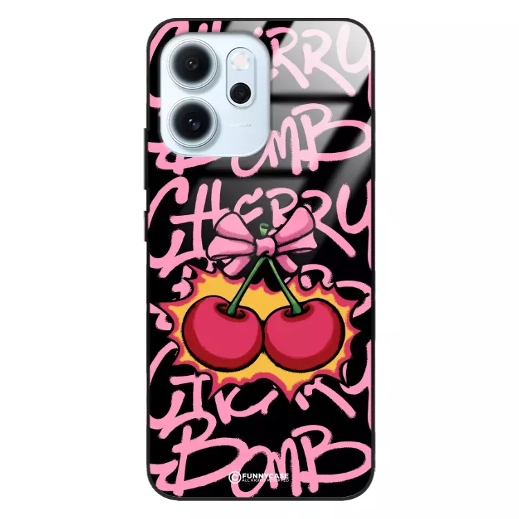 Etui Black Case Glass Rebel Zone do OPPO RENO 14F Graffiti Glory Art. ST_RZC117