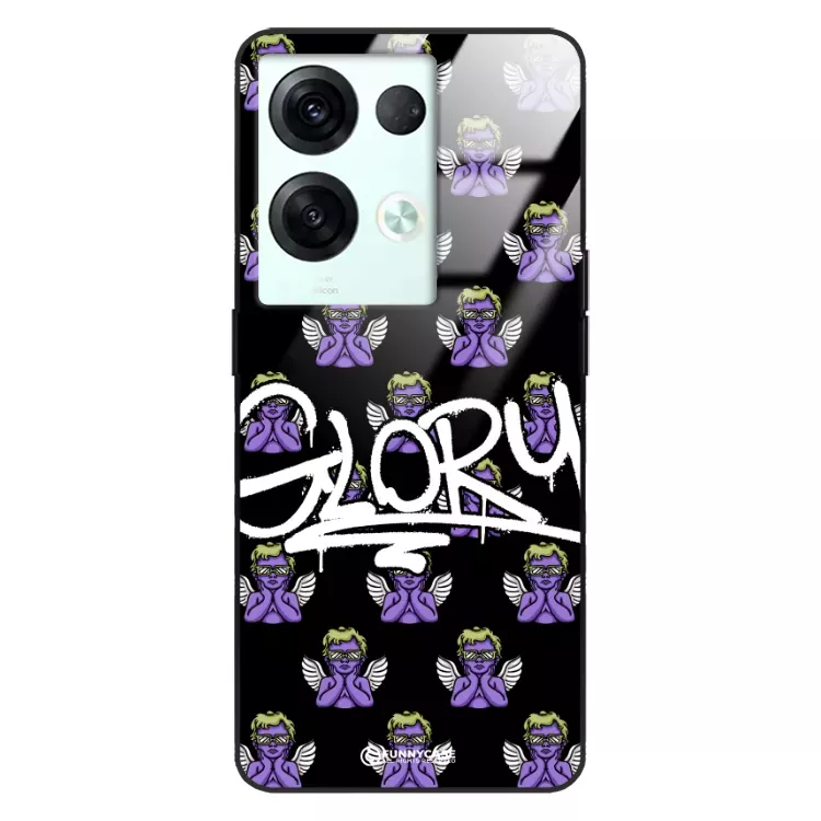 Etui Black Case Glass Rebel Zone do OPPO RENO 8 5G Street Art. ST_RZC115
