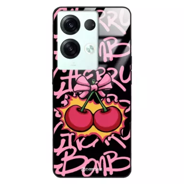 Etui Black Case Glass Rebel Zone do OPPO RENO 8 PRO Graffiti Glory Art. ST_RZC117