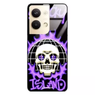 Etui Black Case Glass Rebel Zone do OPPO RENO 9 PRO Spooky Island ST_RZC103
