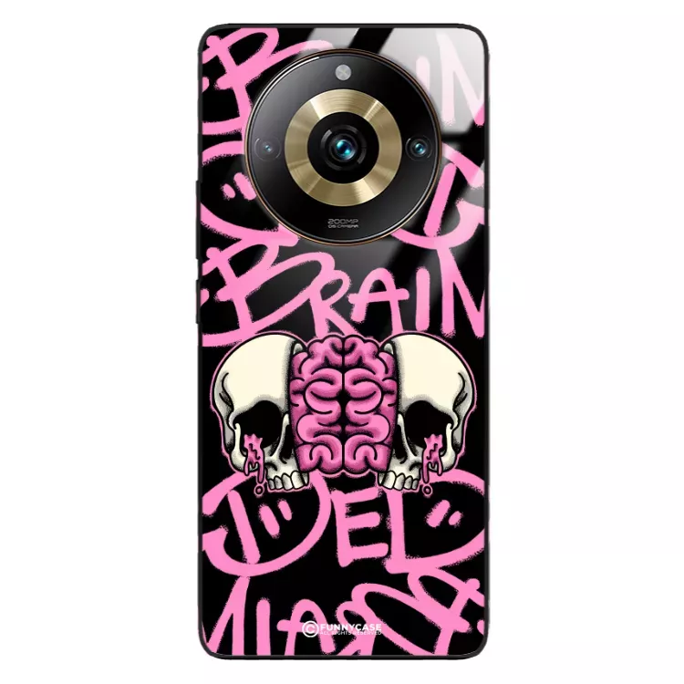 Etui Black Case Glass Rebel Zone do REALME 11 PRO PLUS Cherry Bomb ST_RZC119