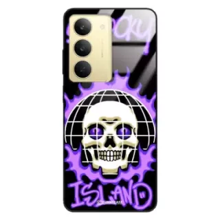 Etui Black Case Glass Rebel Zone do REALME 14X Spooky Island ST_RZC103
