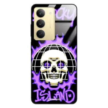 Etui Black Case Glass Rebel Zone do REALME 14X Spooky Island ST_RZC103