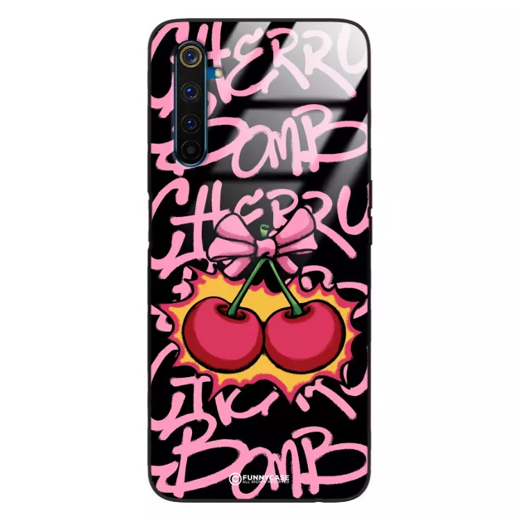 Etui Black Case Glass Rebel Zone do REALME 6 PRO Graffiti Glory Art. ST_RZC117