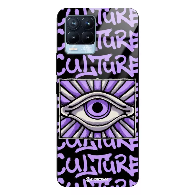 Etui Black Case Glass Rebel Zone do REALME 8 PRO Kultura Steet Art. ST_RZC109