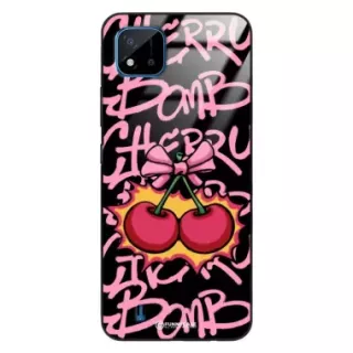 Etui Black Case Glass Rebel Zone do REALME C11 2021 Graffiti Glory Art. ST_RZC117